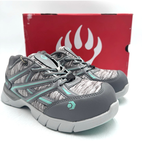 Wolverine JETSTREAM Women's Work Shoe Grey/Blue US Size 6.5 Medium - Picture 1 of 11